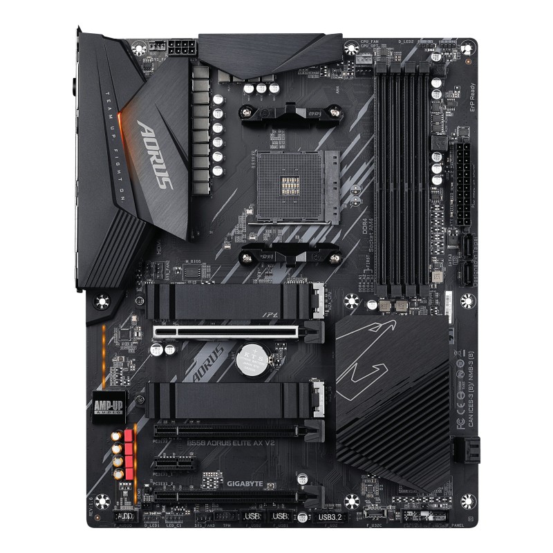 GIGABYTE B550 AORUS ELITE AX V2 (Rev. 1.6) AMD B550 Ligzda AM4 ATX