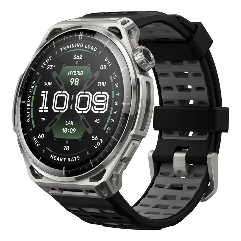 Amazfit Balance 3 3,81 cm (1.5") AMOLED 51 mm Цифровой 480 x 480 пикселей Сенсорный экран Нержавеющая сталь Wi-Fi GPS