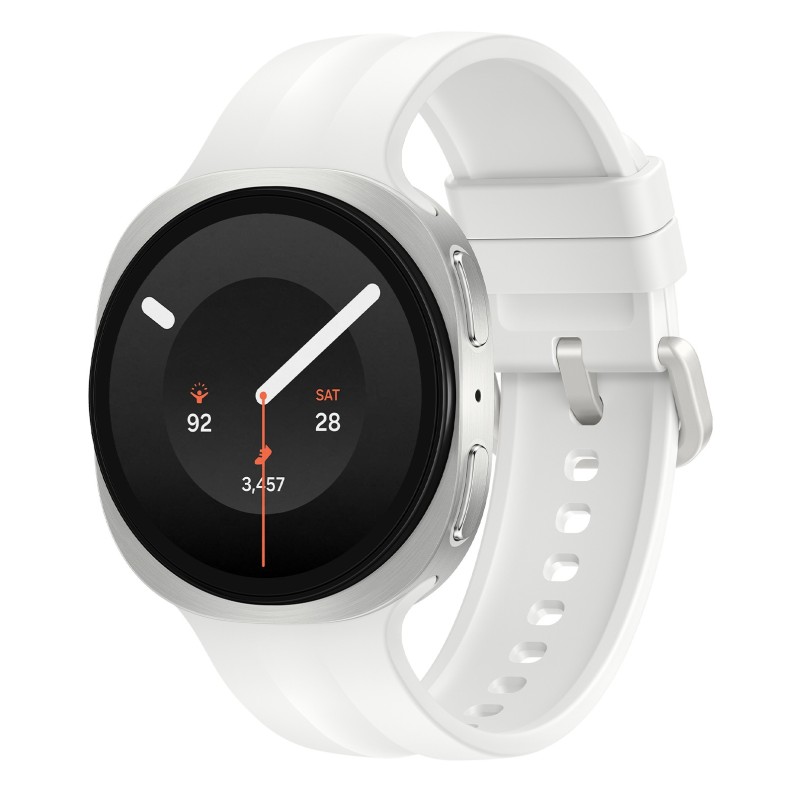 Samsung Galaxy Watch9 3,3 cm (1.3") AMOLED 40 mm Digitāls 438 x 438 pikseļi Skārienjūtīgais ekrāns Sudrabs Wi-Fi GPS