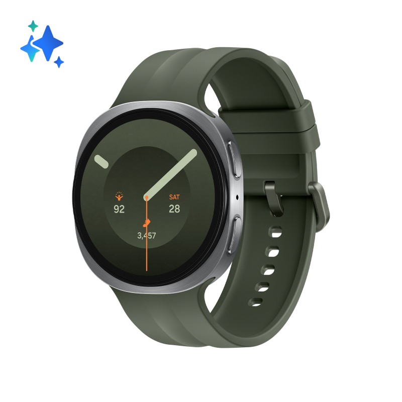 Samsung Galaxy Watch9 3,81 cm (1.5") AMOLED 44 mm Digitāls 480 x 480 pikseļi Skārienjūtīgais ekrāns Sudrabs Wi-Fi GPS