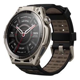 Amazfit Balance Ultra 3,81 cm (1.5") AMOLED 51 mm Digitāls 480 x 480 pikseļi Skārienjūtīgais ekrāns Titāns Wi-Fi GPS