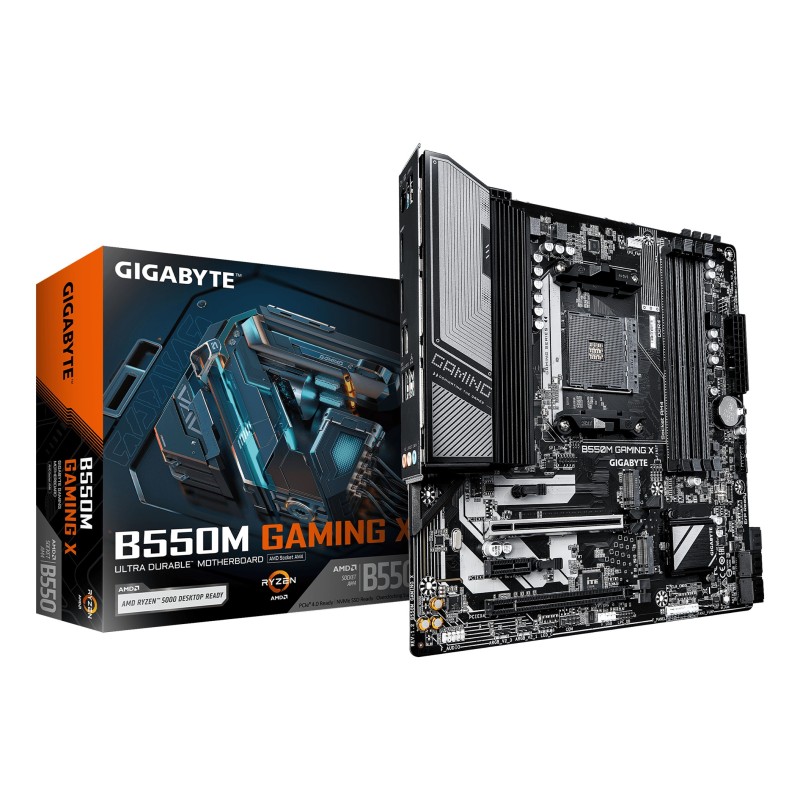 GIGABYTE B550M GAMING X (Rev. 1.2) AMD B550 Ligzda AM4 mikro ATX