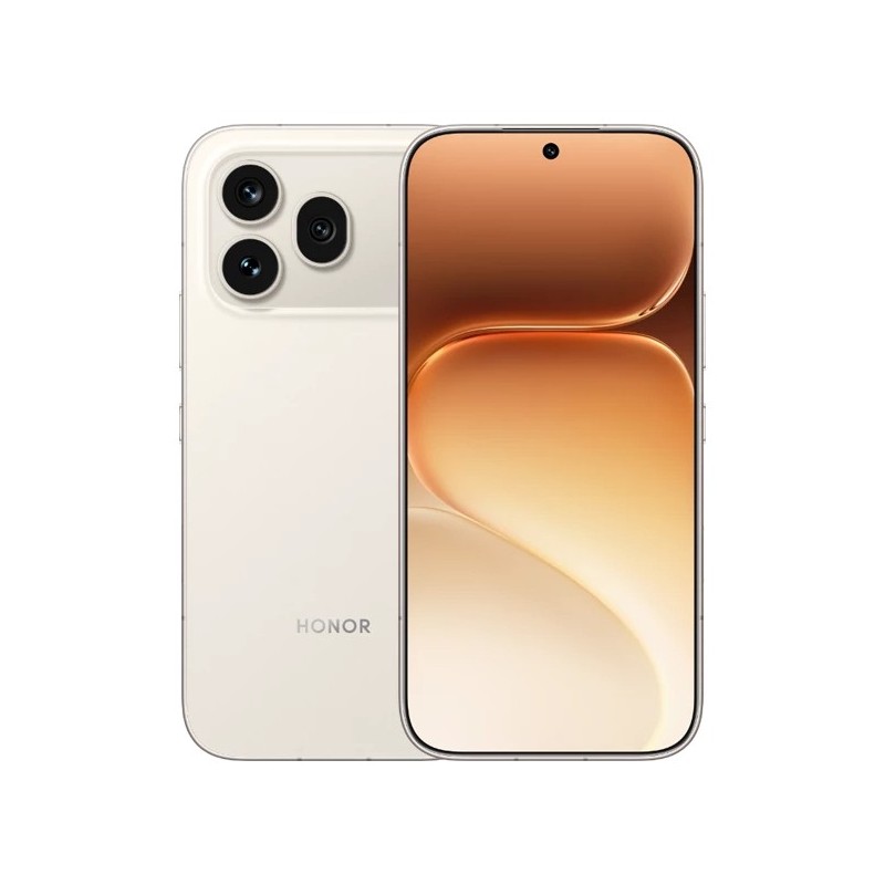 Honor 600 Pro 16,7 cm (6.57") Divas SIM kartes Android 16.0 5G USB Veids-C 12 GB 512 GB 6400 mAh Zelts