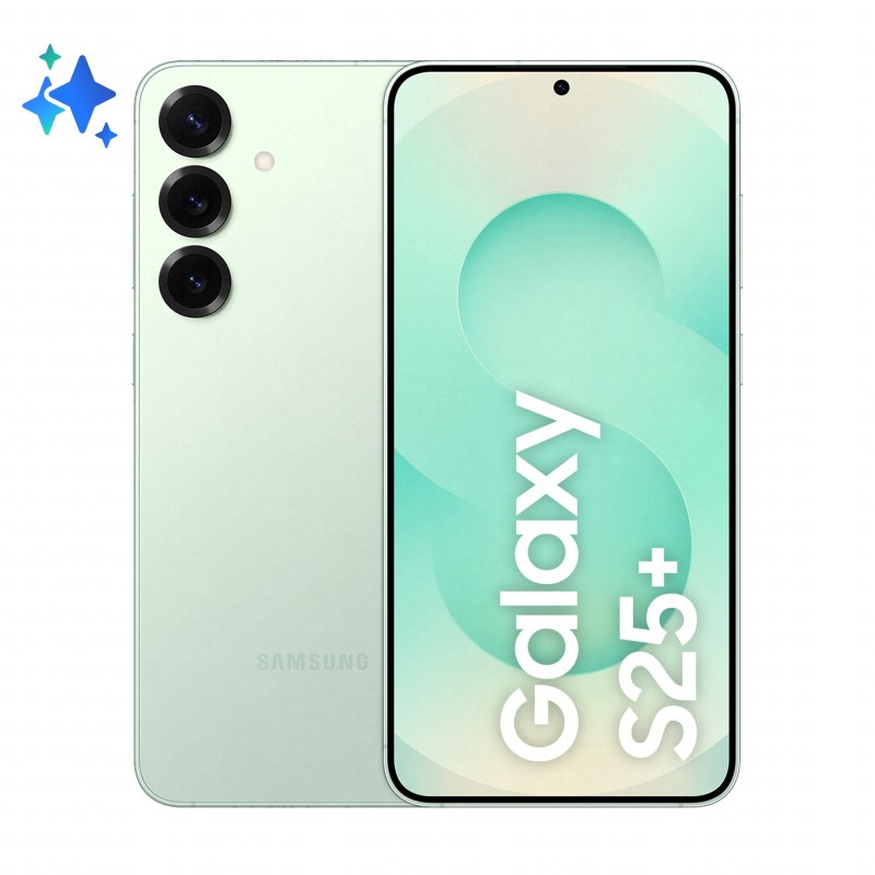 Samsung Galaxy S25+ 17 cm (6.7") Divas SIM kartes Android 15 5G USB Veids-C 12 GB 512 GB 4900 mAh Piparmētru krāsa