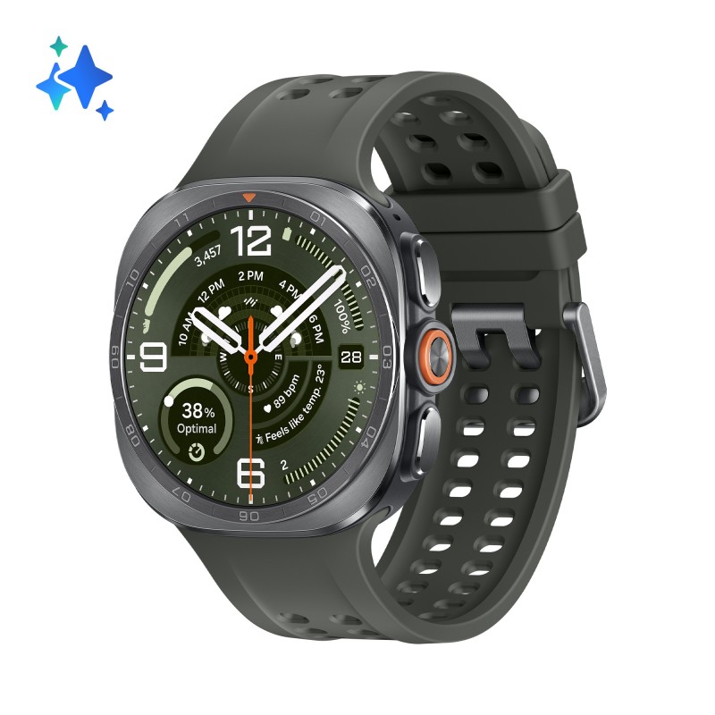 Samsung Galaxy Watch Ultra2 3,81 cm (1.5") AMOLED 47 mm Digitāls 498 x 498 pikseļi Skārienjūtīgais ekrāns 4G Sudrabs Wi-Fi GPS