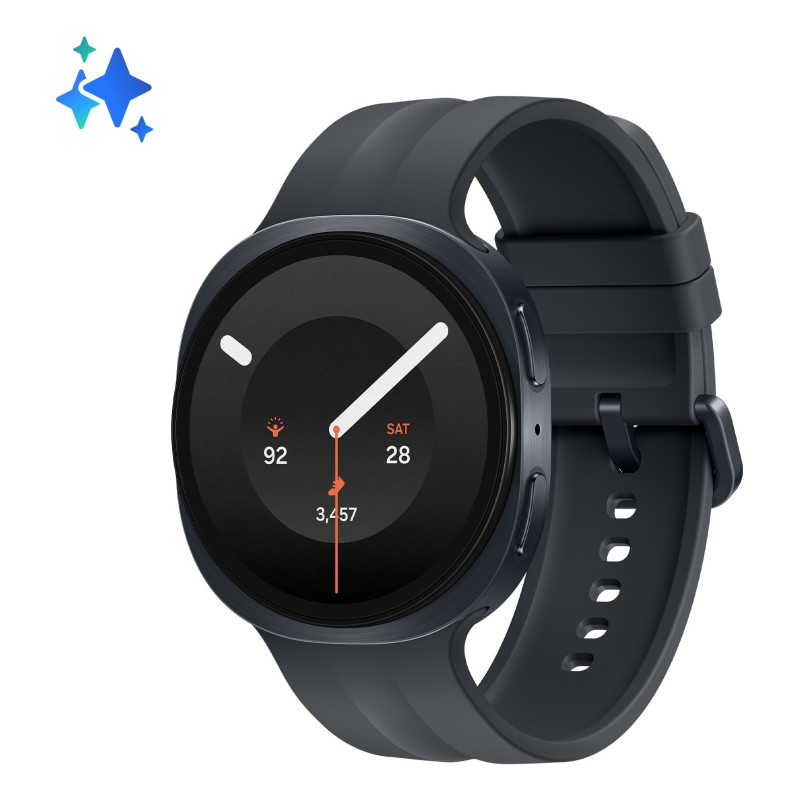 Samsung Galaxy Watch9 3,81 cm (1.5") AMOLED 44 mm Digitāls 480 x 480 pikseļi Skārienjūtīgais ekrāns Grafīts Wi-Fi GPS