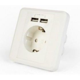 Gembird AC Wall Socket with...