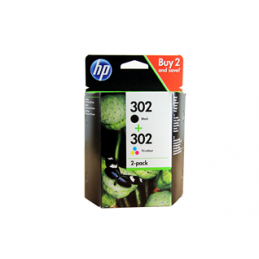 HP Ink No.302 Black + Color...