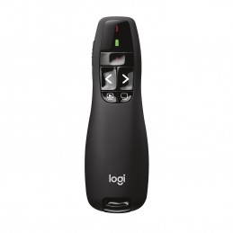 Logitech R400 multimediju prezentētājs RF Melns