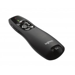 Logitech R400 multimediju prezentētājs RF Melns