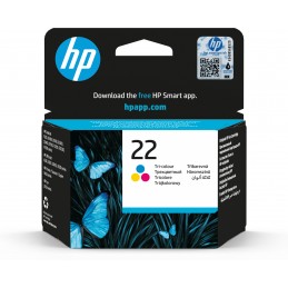 HP 22 Tri-color Original Ink Cartridge