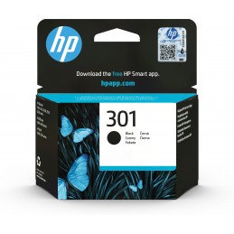 HP 301, оригинальный струйный картридж, черный