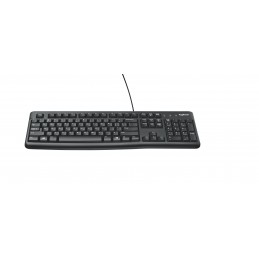 Logitech Keyboard K120 for Business tastatūra Birojs USB QWERTY US International Melns