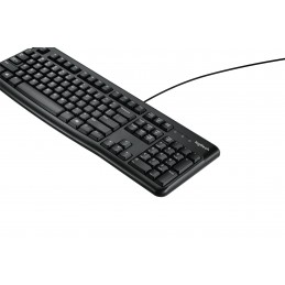 Logitech Keyboard K120 for Business tastatūra Birojs USB QWERTY US International Melns