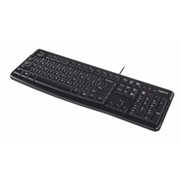 Logitech Keyboard K120 for Business tastatūra Birojs USB QWERTY US International Melns