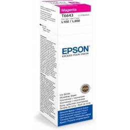 Epson T6643 струйный картридж 1 шт Подлинный Пурпурный