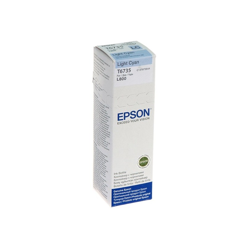 Epson T6735 Light Cyan ink bottle 70ml