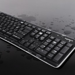 Logitech Wireless Combo MK270 tastatūra Pele iekļauta Mājas RF Bezvadu QWERTY US International Melns, Sudrabs