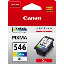 Canon PG-546XL tintes kārtridžs 1 pcs Oriģināls Augsta (XL) produktivitāte Tirkīzzils, Fuksīns, Dzeltens