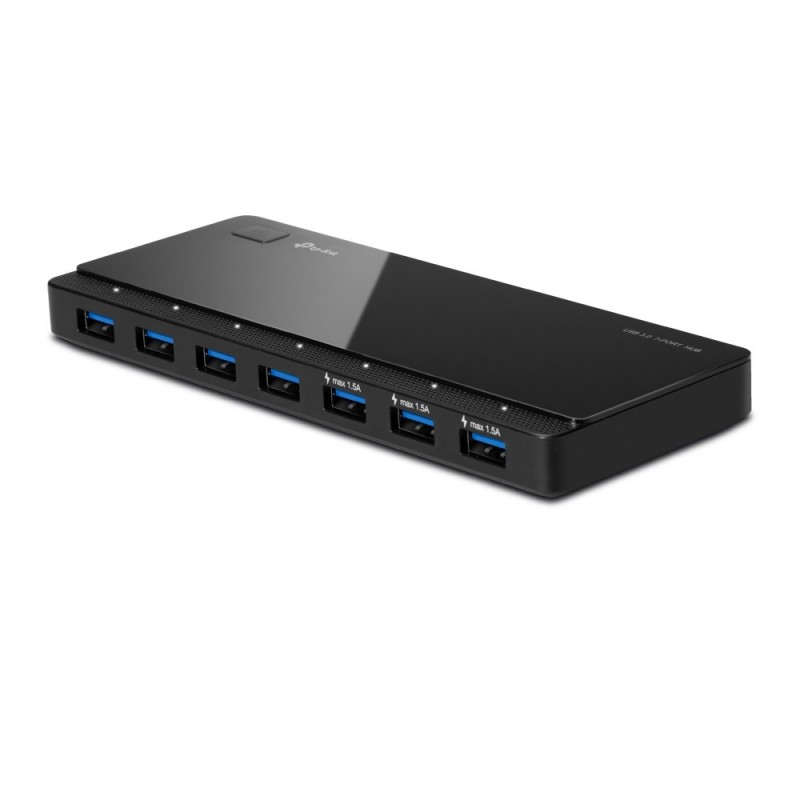 TP-Link UH700 хаб-разветвитель USB 3.2 Gen 1 (3.1 Gen 1) Micro-B 5000 Мбит с Черный