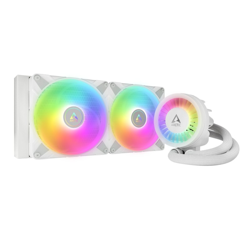 ARCTIC Liquid Freezer III 280 A-RGB Procesors Universāls šķidruma dzesētājs 14 cm Balts 1 pcs