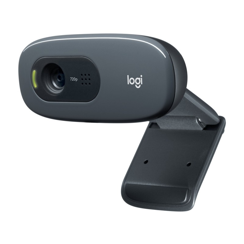 Logitech C270 HD vebkamera 3 MP 1280 x 720 pikseļi USB 2.0 Melns