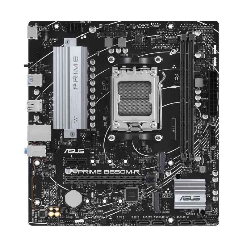 ASUS PRIME B650M-R AMD B650 AM5 pieslēgvieta mikro ATX