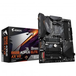 GIGABYTE B550 AORUS ELITE AX V2 mātes plate AMD B550 Ligzda AM4 ATX