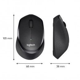 Logitech M330 Silent Plus pele Birojs Labā roka RF Bezvadu Mehānisks 1000 DPI