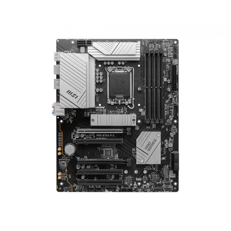 MSI PRO B760-P II mātes plate Intel B760 LGA 1700 ATX