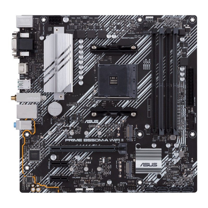 ASUS PRIME B550M-A WIFI II AMD B550 Разъем AM4 Микро ATX ASUS PRIME B550M-A WIFI II AMD B550 Разъем AM4 Микро ATX