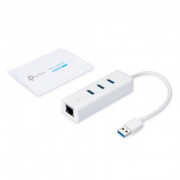 TP-Link UE330 dokstacija Vadu USB 3.2 Gen 1 (3.1 Gen 1) Type-A Balts