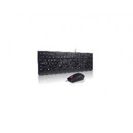 Lenovo 4X30L79922 tastatūra Pele iekļauta Universāls USB QWERTY Melns