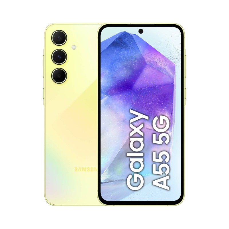 Samsung Galaxy A55 5G 16,8 cm (6.6") Гибридный слот для двух SIM-карт Android 14 USB Type-C 8 GB 128 GB 5000 mAh Желтый