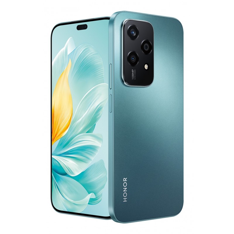 Honor 200 Lite 5G 17 cm (6.7") Divas SIM kartes Android 14 USB Veids-C 8 GB 256 GB 4500 mAh Tirkīzzils