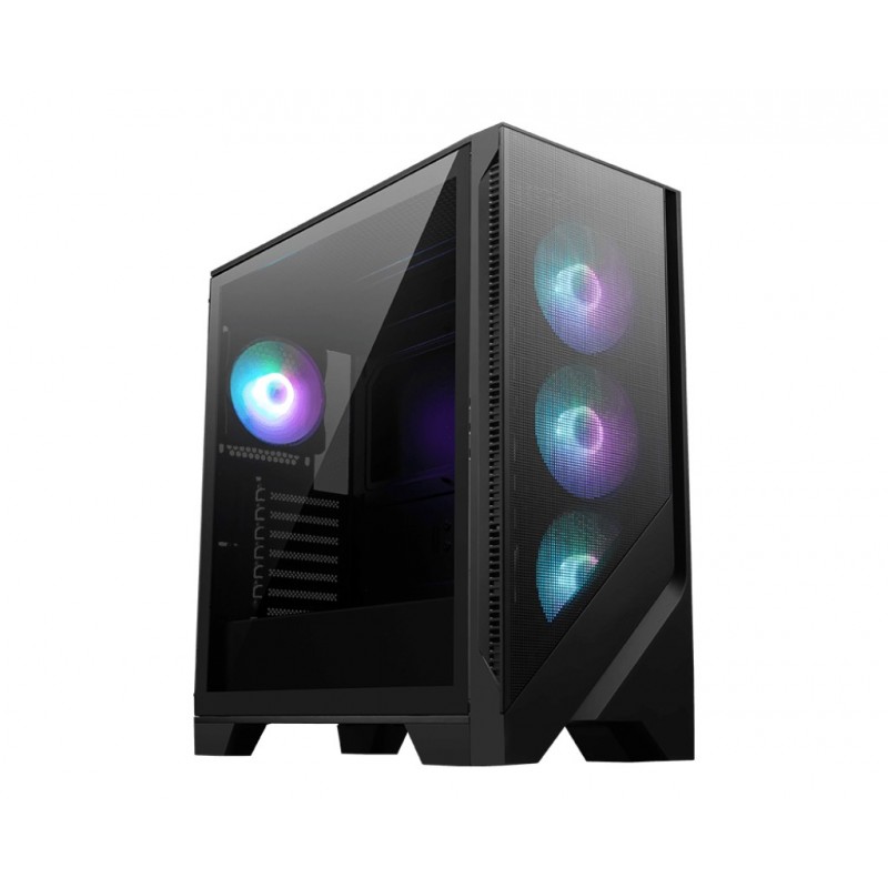 MSI MAG FORGE 321R AIRFLOW системный блок Midi Tower Черный, Прозрачный