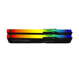 Kingston Technology FURY Beast RGB atmiņas modulis 16 GB 2 x 8 GB DDR5 ECC