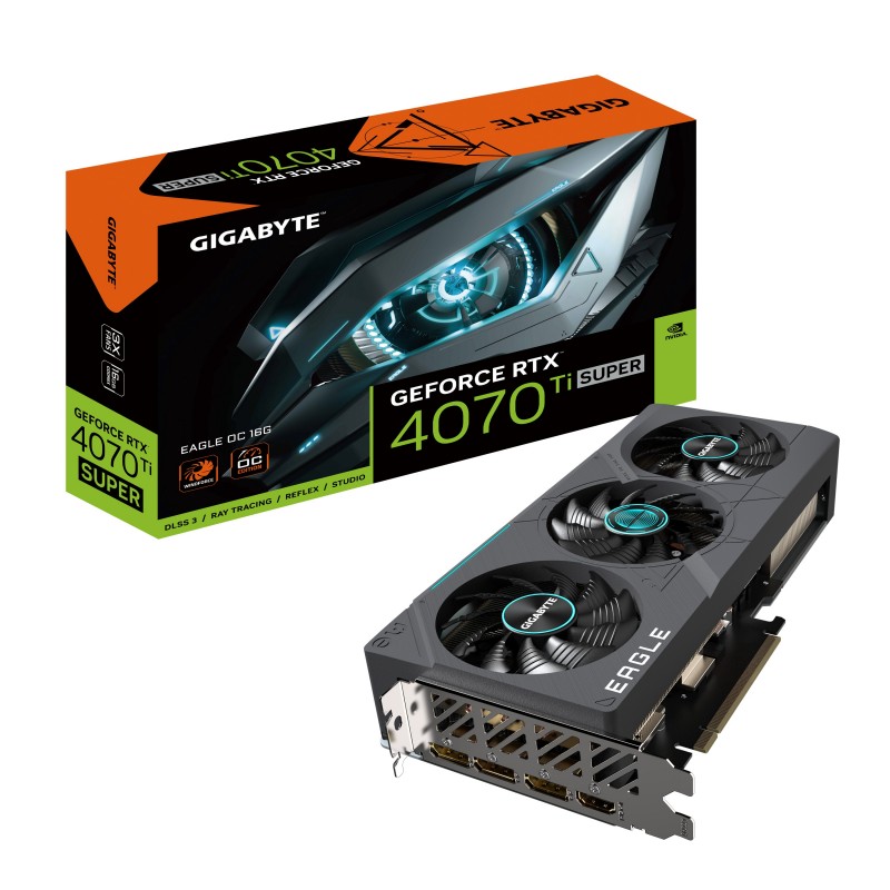 GIGABYTE EAGLE GeForce RTX 4070 Ti SUPER OC 16G NVIDIA 16 GB GDDR6X