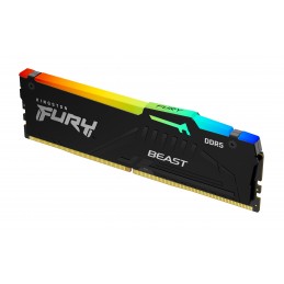 Kingston Technology FURY Beast RGB atmiņas modulis 128 GB 4 x 32 GB DDR5 2600 MHz