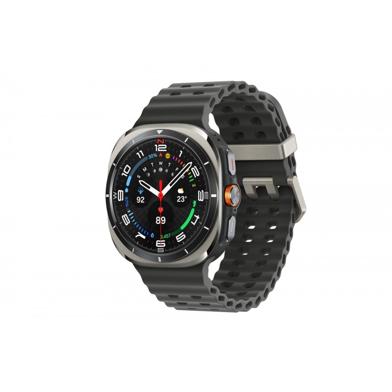 Samsung Galaxy Watch Ultra 3,81 cm (1.5") AMOLED 47 mm Digitāls 480 x 480 pikseļi Skārienjūtīgais ekrāns 4G Sudrabs Wi-Fi GPS