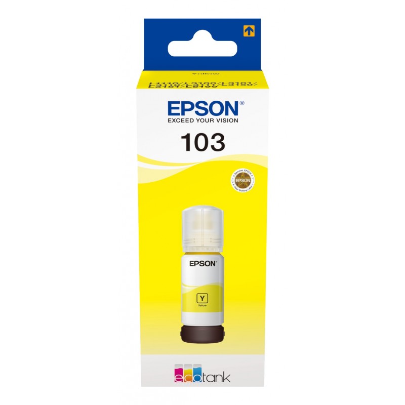 Epson 103 tintes kārtridžs 1 pcs Oriģināls Dzeltens