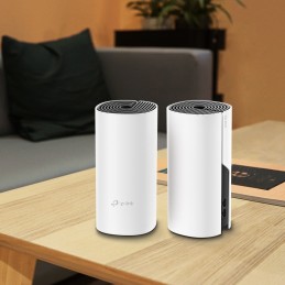 TP-Link Deco M4(2-pack) Двухдиапазонный (2,4Ггц 5Ггц) Wi-Fi 5 (802.11ac) Белый Внутренний