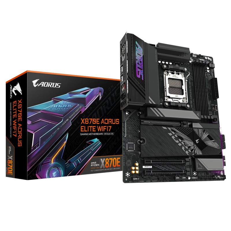 GIGABYTE X870E AORUS ELITE WIFI7 AMD X870E AM5 pieslēgvieta ATX