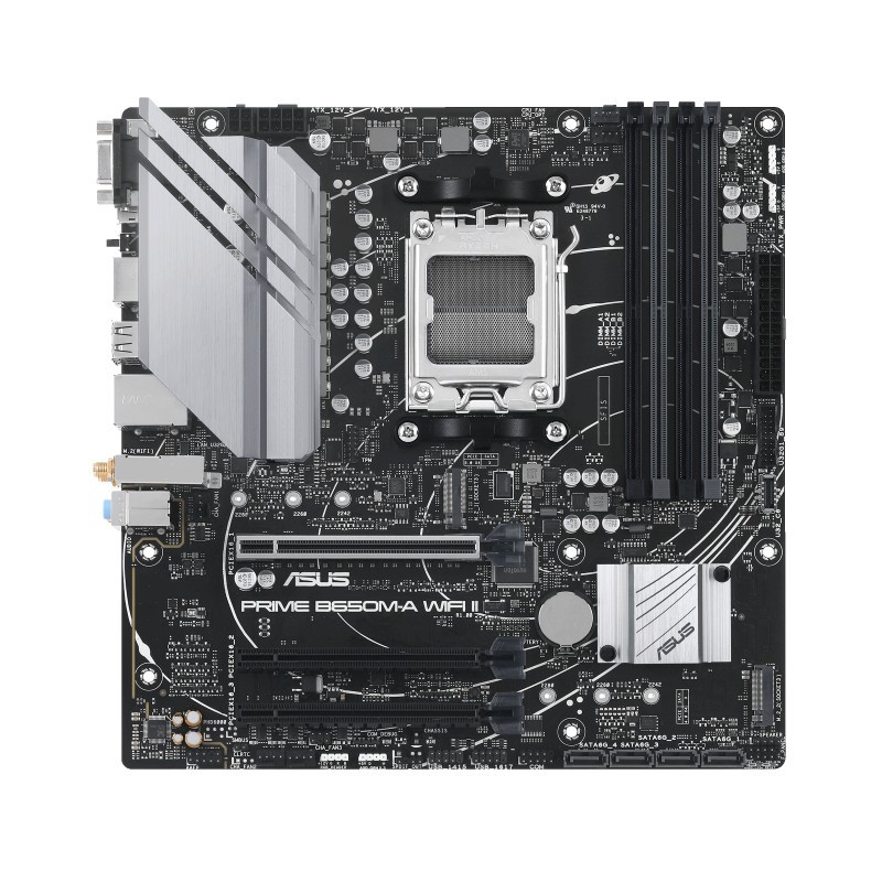 ASUS PRIME B650M-A WIFI II AMD B650 Socket AM5 Микро ATX