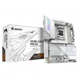 GIGABYTE X870E AORUS PRO ICE mātes plate AMD X870E AM5 pieslēgvieta ATX