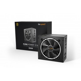 be quiet! Pure Power 12 M barošanas avotu vienība 550 W 20+4 pin ATX ATX Melns