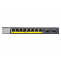 NETGEAR GS110TP Управляемый L2 L3 L4 Gigabit Ethernet (10 100 1000) Питание по Ethernet (PoE) Серый