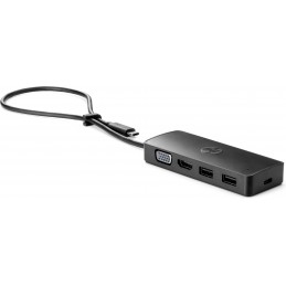 HP USB-C Travel Hub G2 USB 3.2 Gen 1 (3.1 Gen 1) Type-C Черный