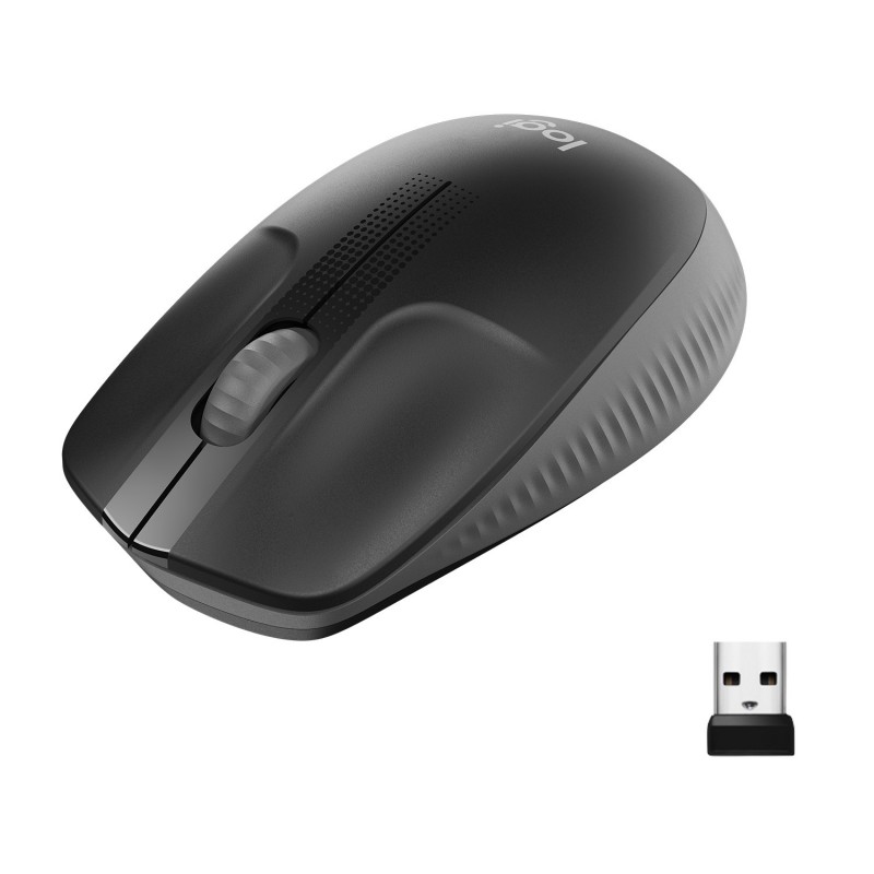 Logitech M190 компьютерная мышь Офисная Для обеих рук Беспроводной RF Оптический 1000 DPI