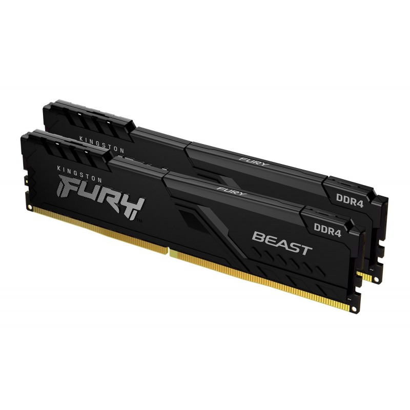 Kingston Technology FURY Beast atmiņas modulis 32 GB 2 x 16 GB DDR4 1600 MHz Kingston Technology FURY Beast atmiņas modulis 32 GB 2 x 16 GB DDR4 1600 MHz